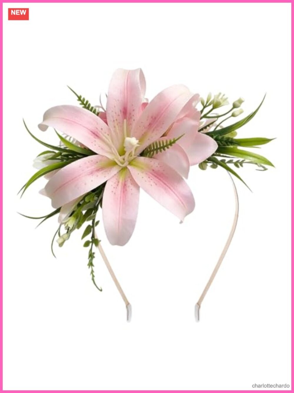 Handmade Hawaiian Flower Crown Headband Silk Orchid Floral Tropical Party